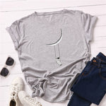 T-shirt Lune<Br/> Croissant de Lune